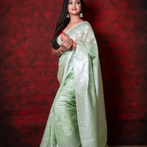 Banarasi Semi Chiffon Saree