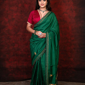 Hand Work Pure Cotton Saree