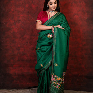 Hand Work Pure Cotton Saree