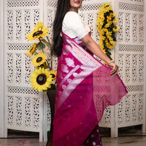 Beautiful Semi Chiffon Silk Saree