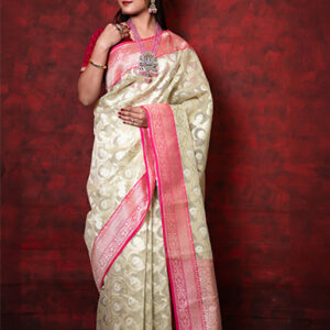 Banarasi Tissue Mina Silk Saree